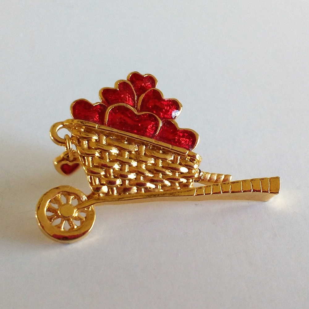 'Love Is In The Air' Pins/Ring Jewelry Lot